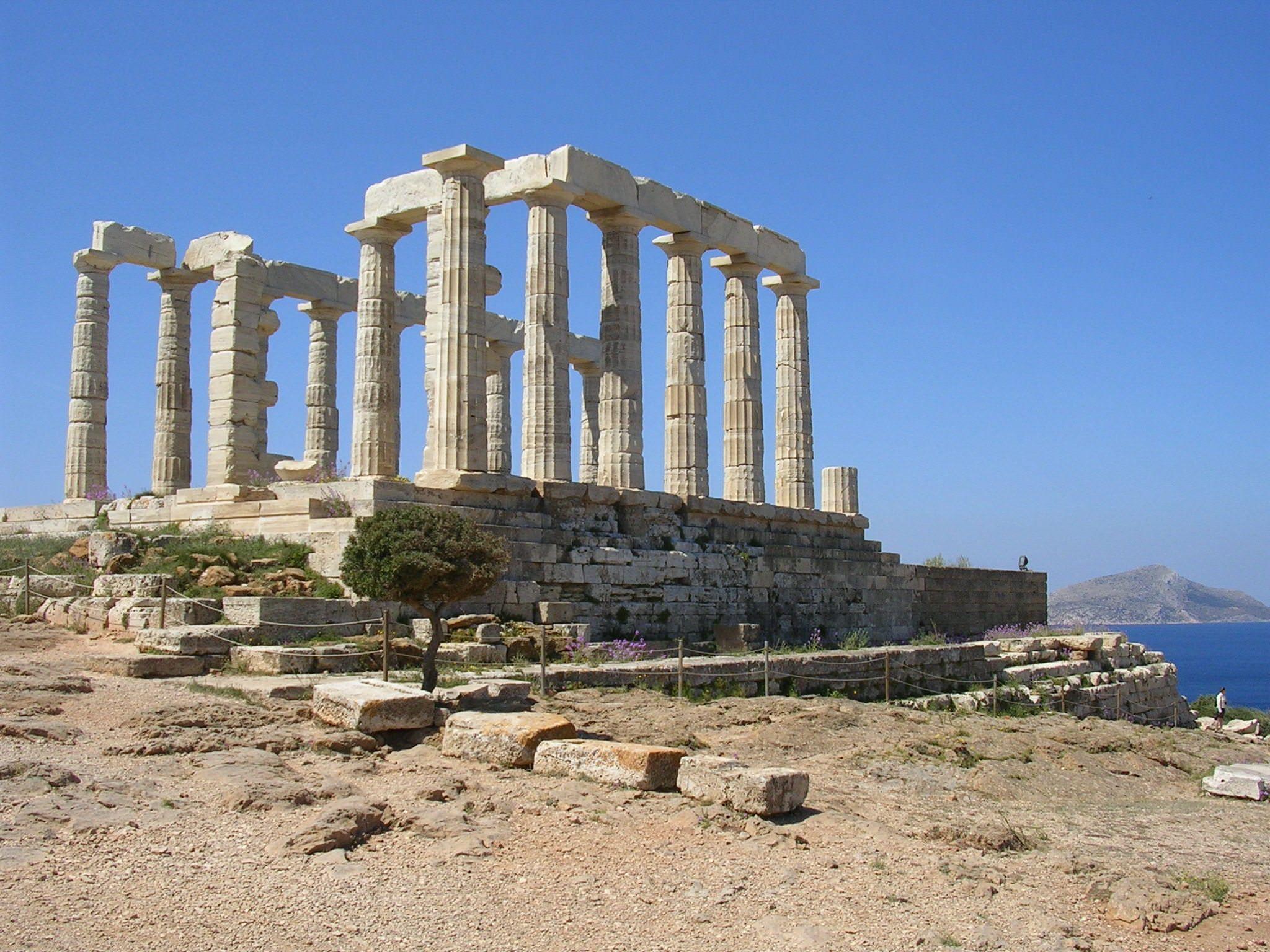 2048x1536 Temple of Poseidon, Sounion, Greece (Illustration)