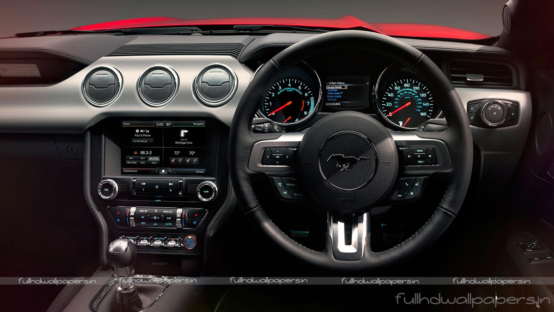 1920x1080 Ford Mustang GT Dashboard HD Wallpaper
