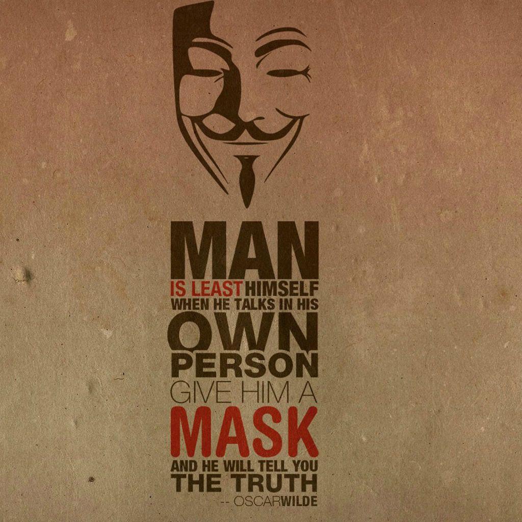 1024x1024 Best anonymous iPad Wallpaper HD
