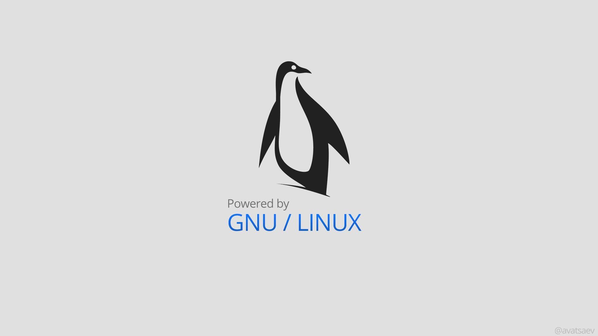 1920x1080 Linux, GNU, GNU Linux, Minimalism Wallpaper HD / Desktop and Mobile Background