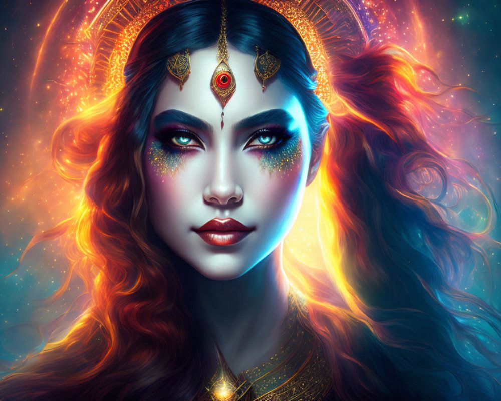 1000x800 image of Devasena origins, surreal, imaginative, magical, colorful, scary. Deep Dream Generator