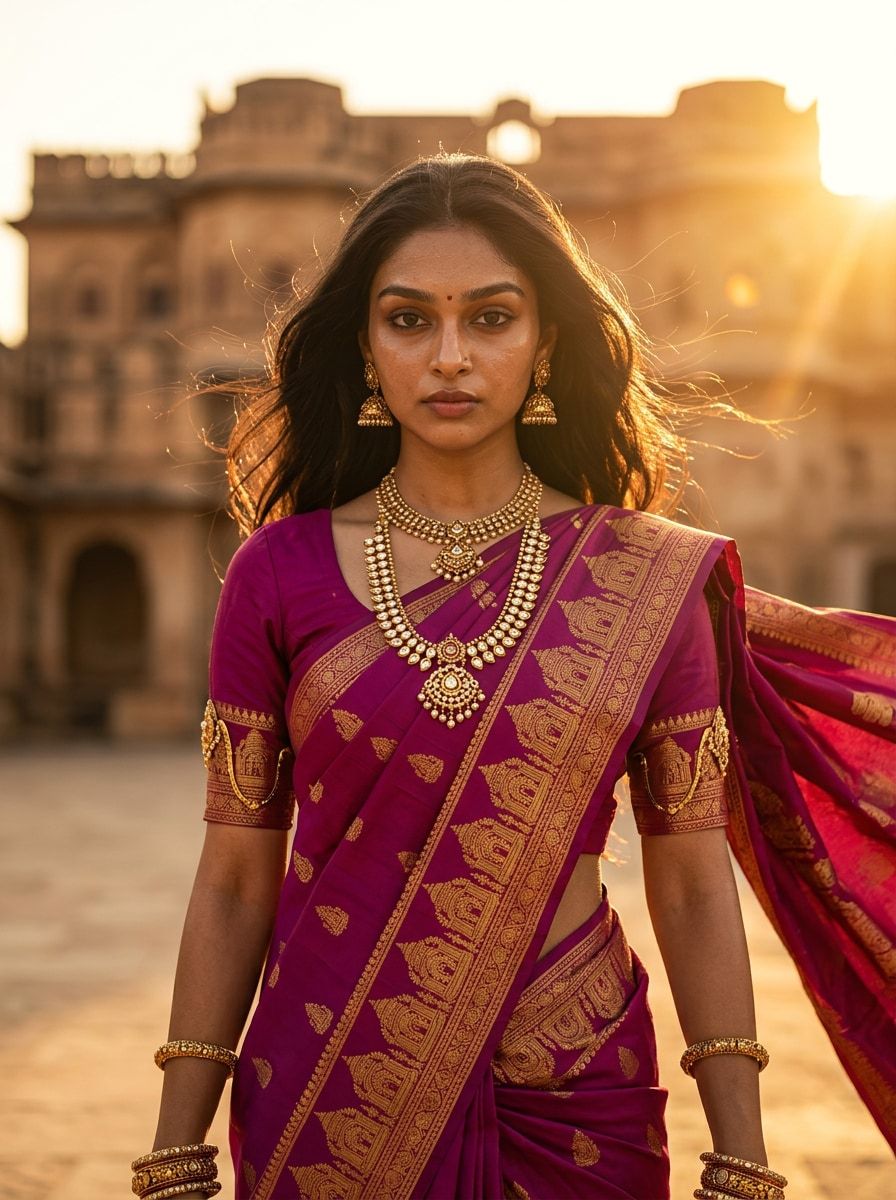 896x1200 Devasena Prompt for Gemini AI: 20 Bahubali Devasena Prompts for Royal Queen Photo