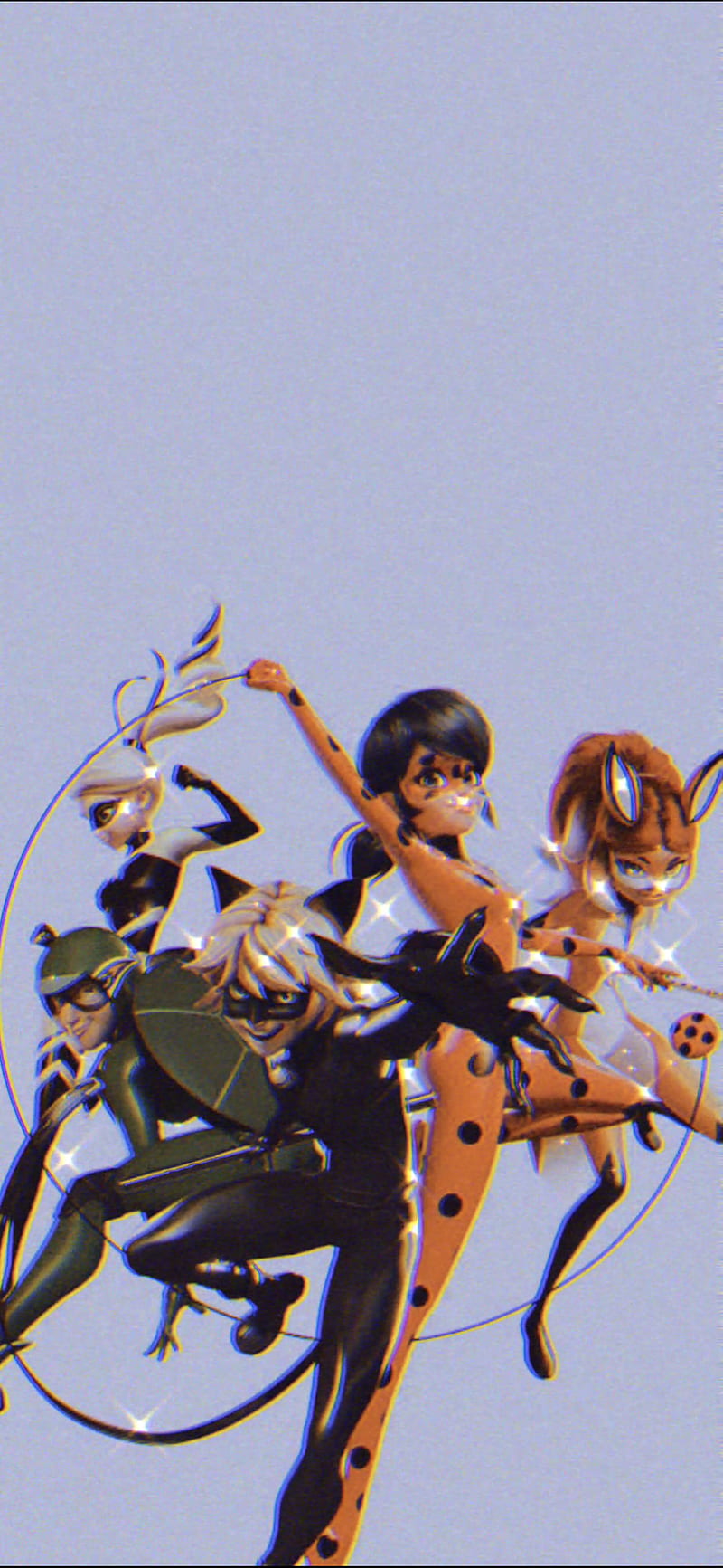 800x1733 Miraculous Team, #MLB, #Lady Noir, #Miraculous, #team, #Rena Rouge, #Ladybug, HD phone wallpaper