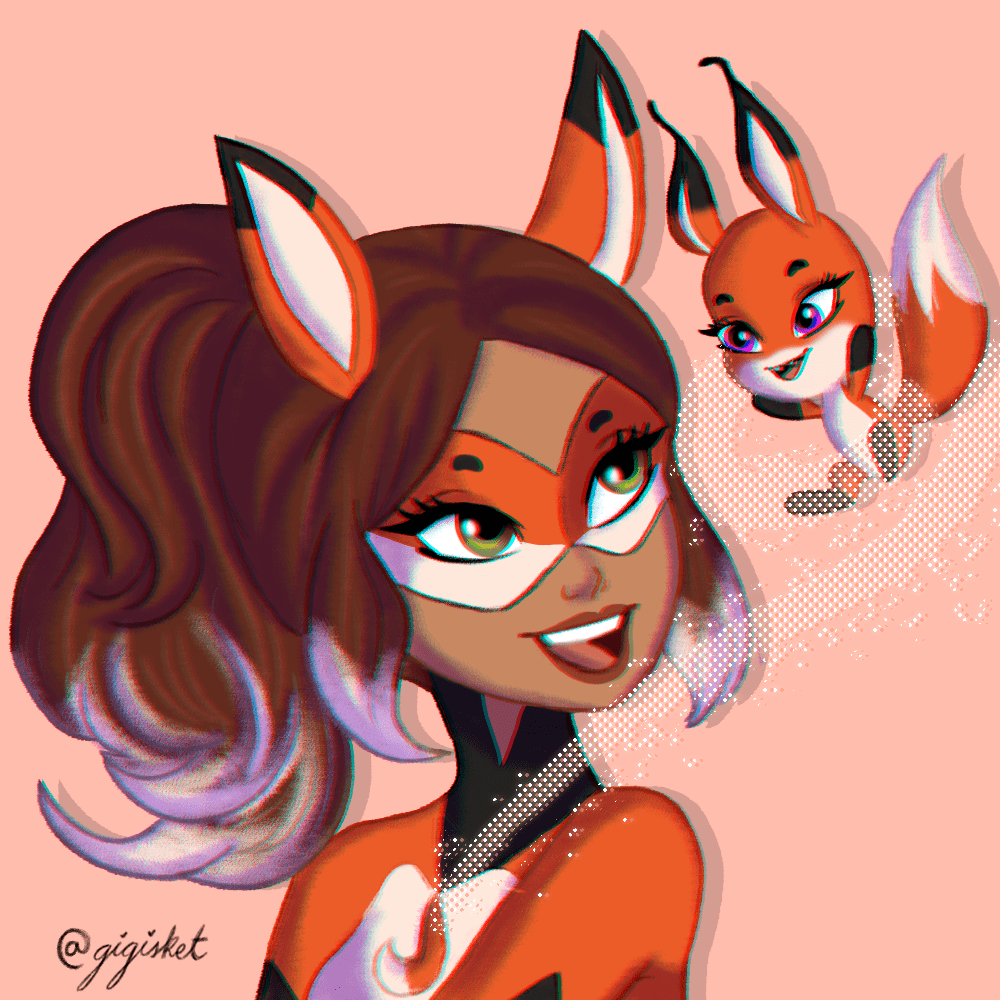 1000x1000 Miraculous Ladybug: Rena Rouge fan art picture