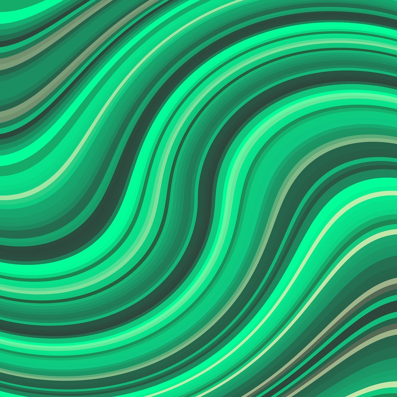 1280x1280 Download Green Swirl Twirl. Royalty Free Stock Illustration Image