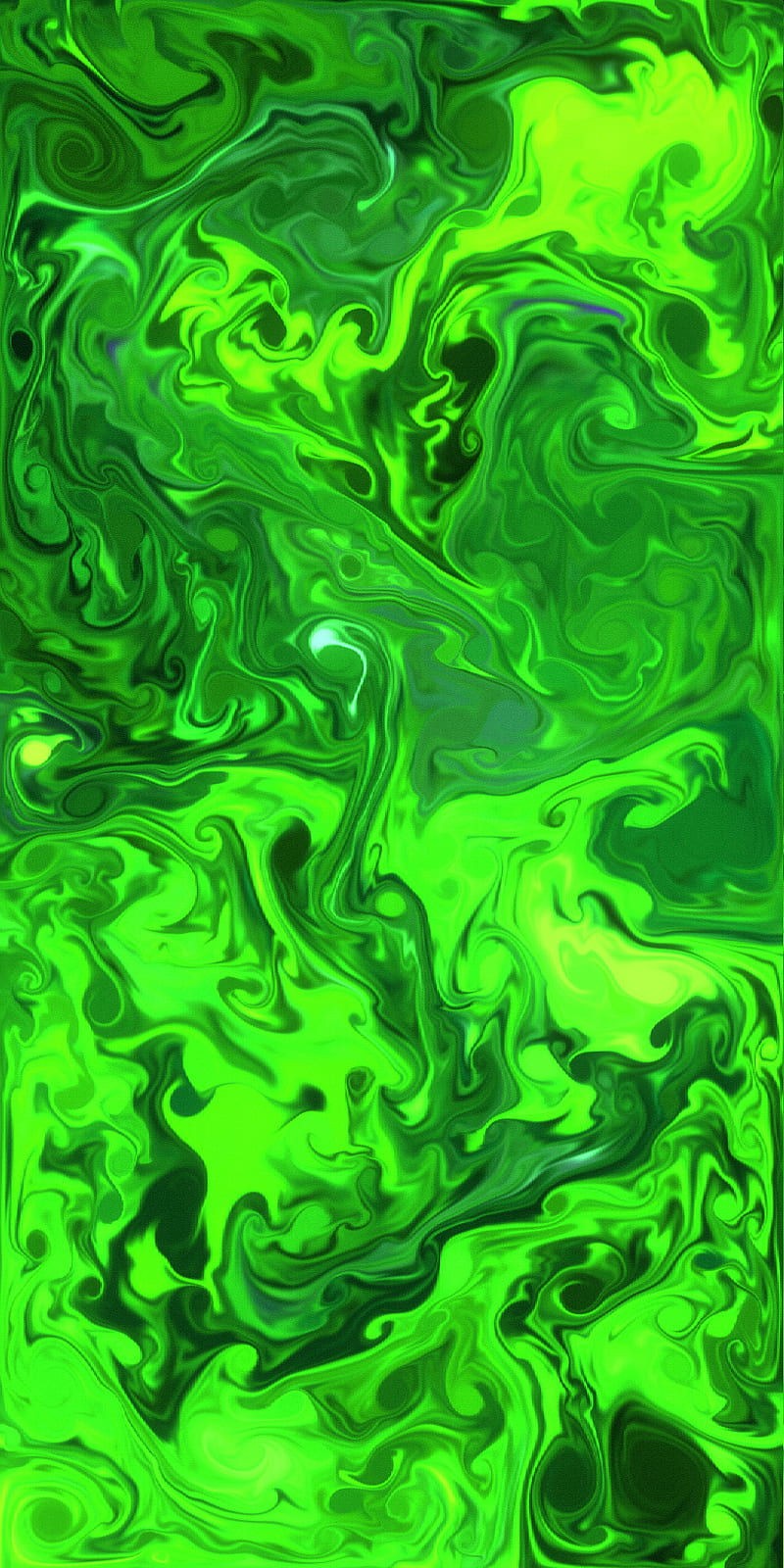 800x1600 HD green swirl wallpaper