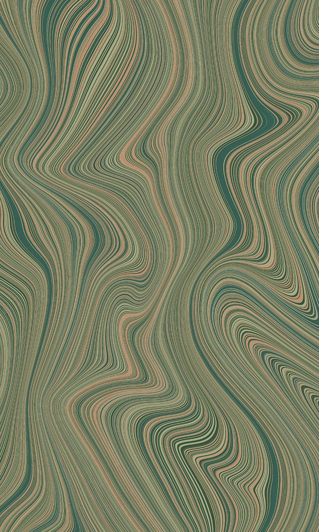 1024x1707 Green Abstract Geometric Curve Lines Wallpaper R9190