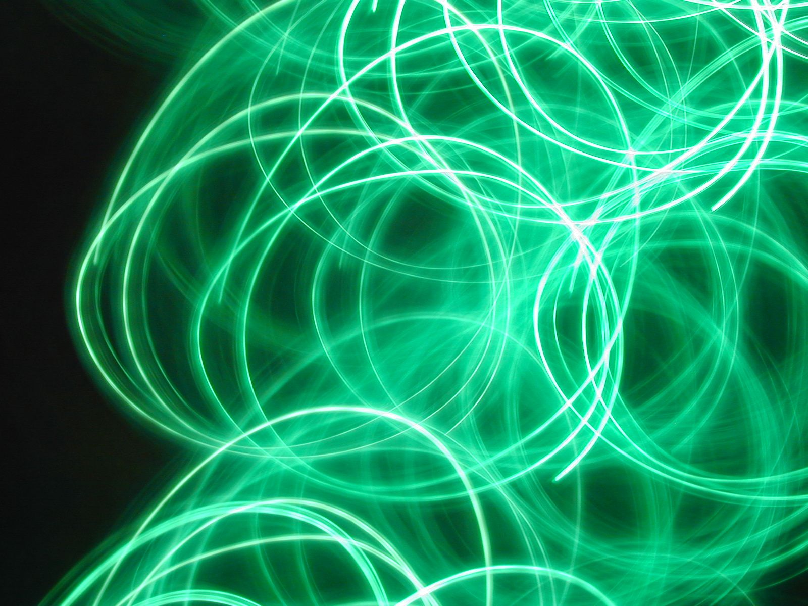 1600x1200 Free photo: Green swirls light, Bright, Green