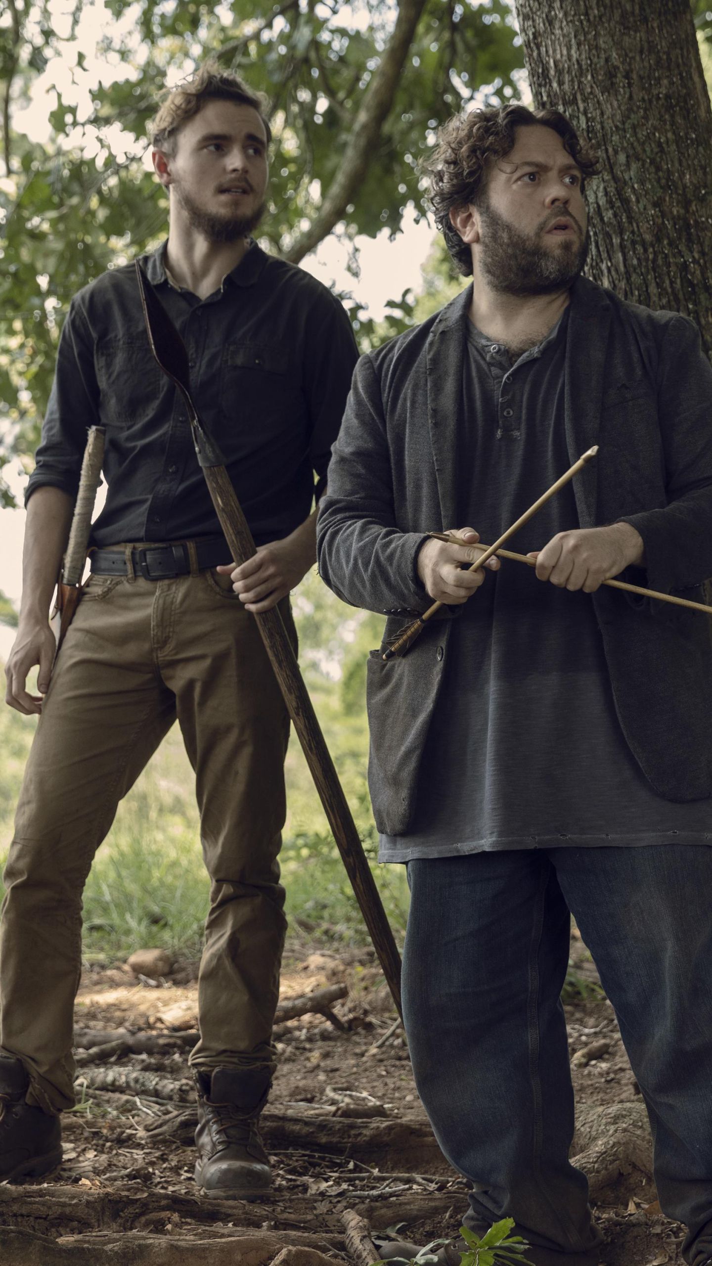 1440x2560 Phone wallpaper: Tv Show, The Walking Dead, Alden (The Walking Dead), Callan Mcauliffe, Dan Fogler, Luke (The Walking Dead) 929547