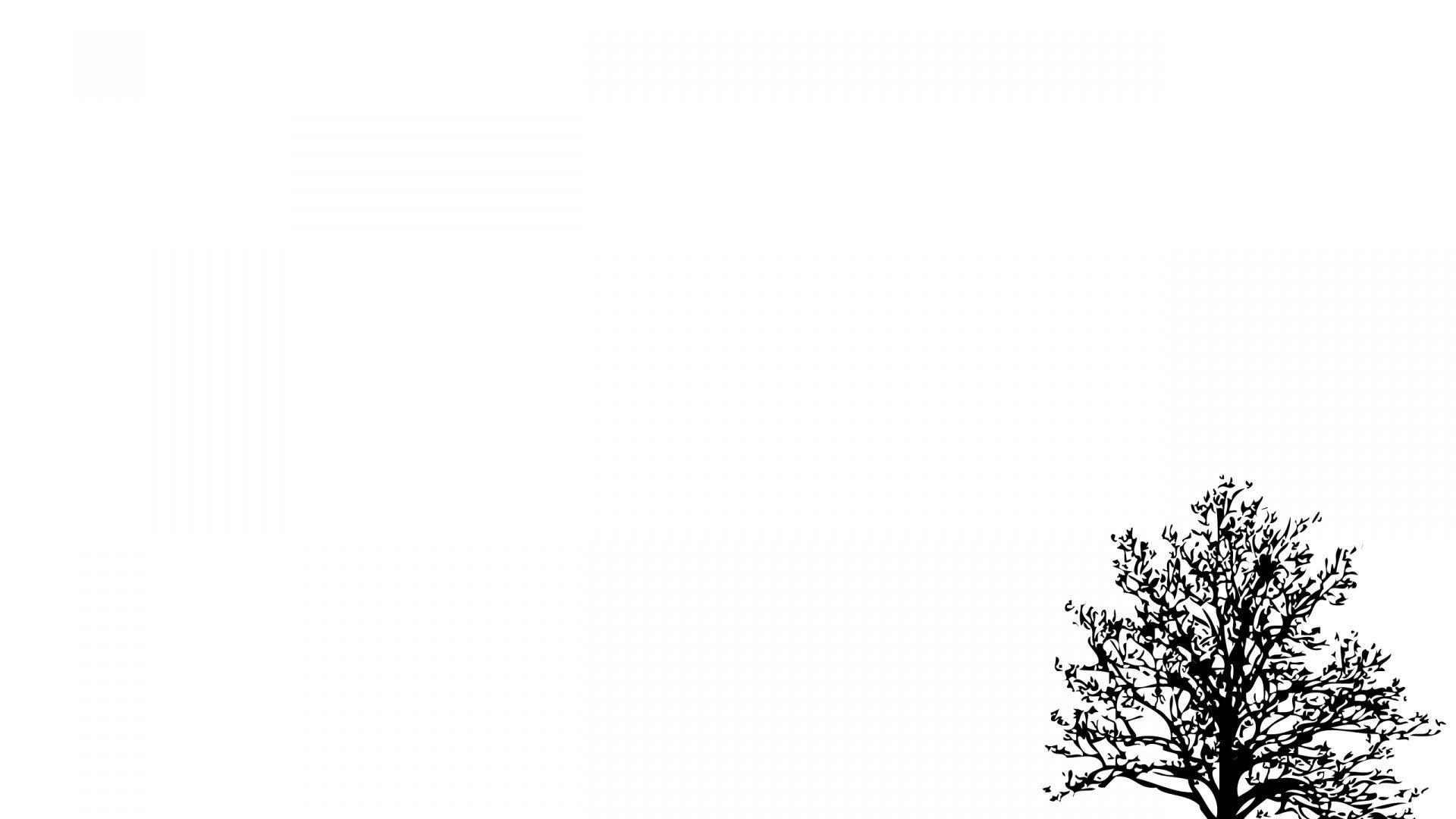 1920x1080 Free download Minimalistic trees white background HD Wallpaper