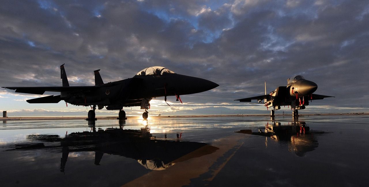 1280x650 Us Air Force F 15E Fighter Jet