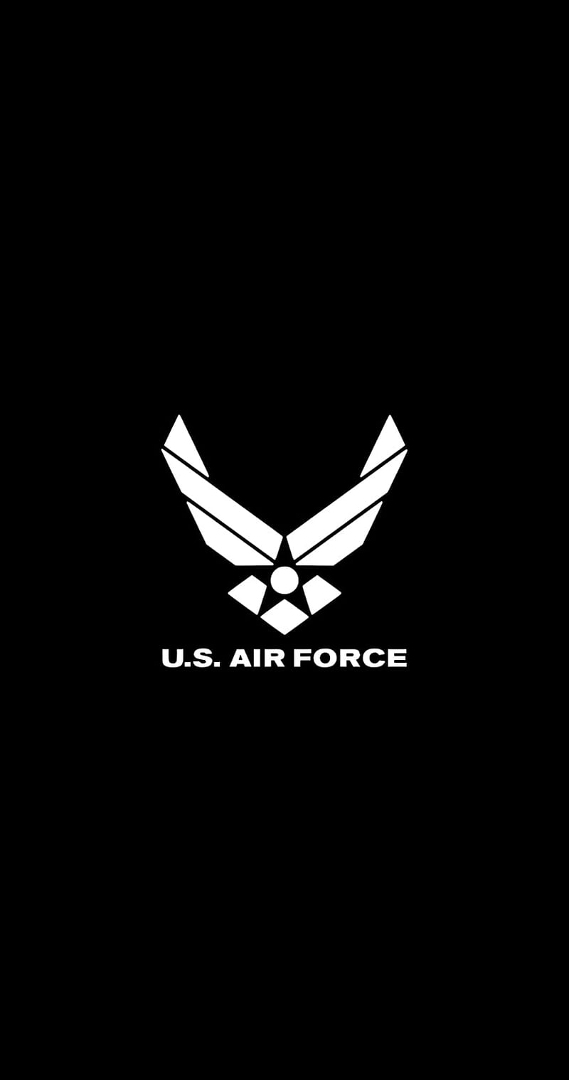 800x1517 Air force air force, black, blacked out, league, HD phone wallpaper