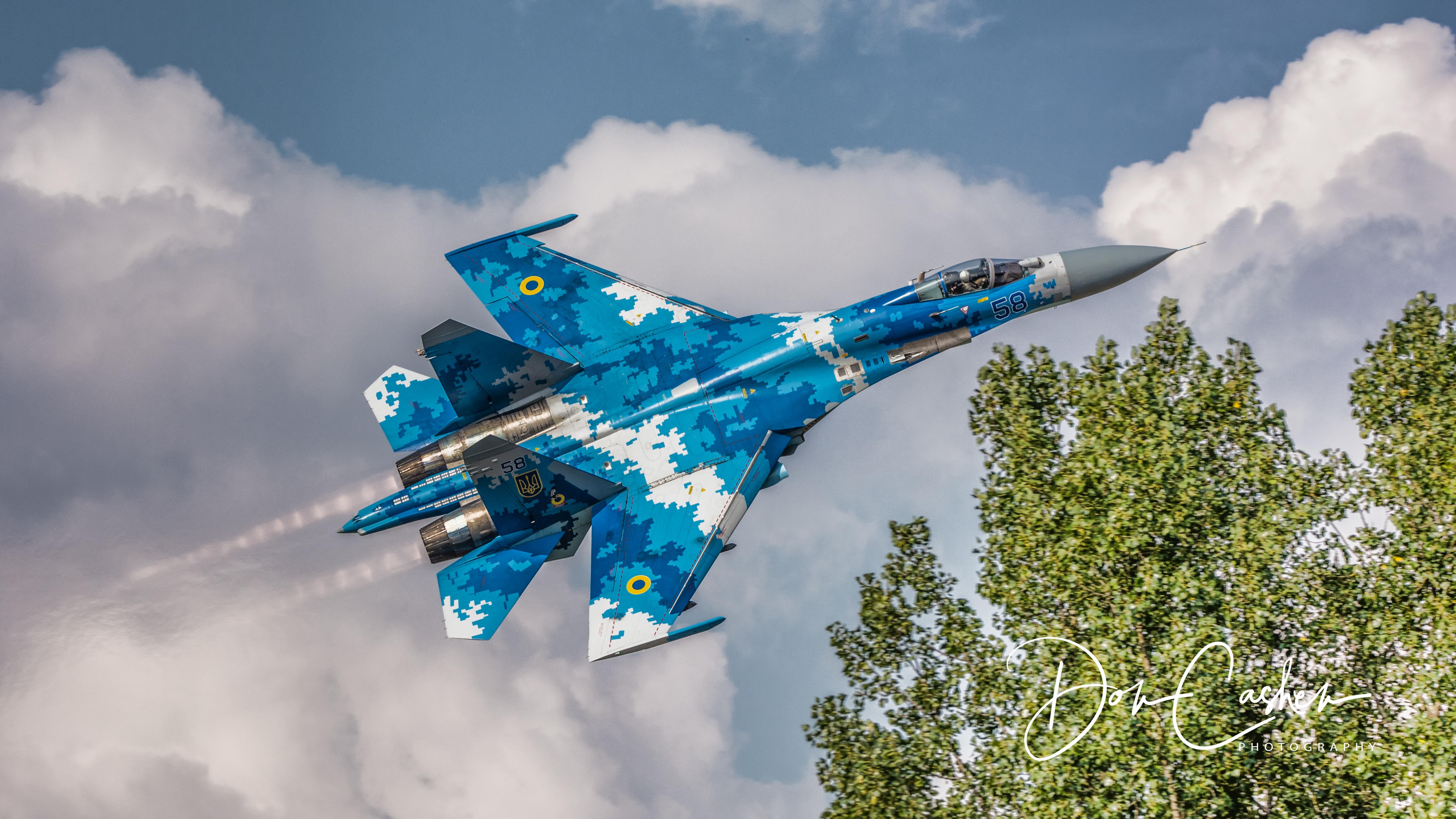 5483x3084 Some Ukrainian Air Force Su 27 Wallpaper I Collected From The Internet. Ready To Post More Of Other Planes Too. Hope You Like It :)