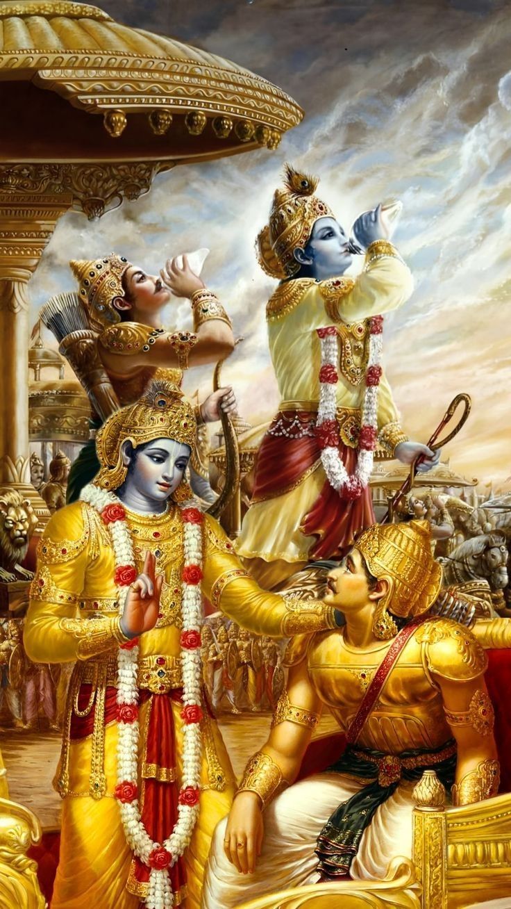 736x1308 Discover 32 Krishna and shree krishna mahabharat wallpaper ideas. krishna arjun mahabharat wallpaper 4k, sri krishna, krishna arjuna bhagavad gita wallpaper and more