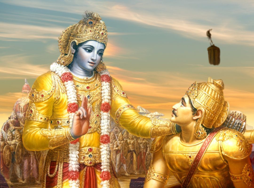 1080x800 1080P Mahabharat Krishna Image HD