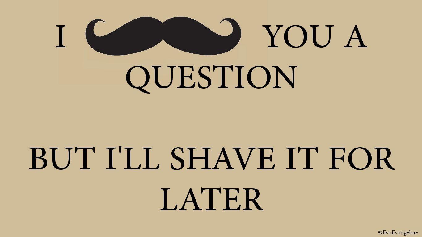1366x768 Moustache Wallpaper