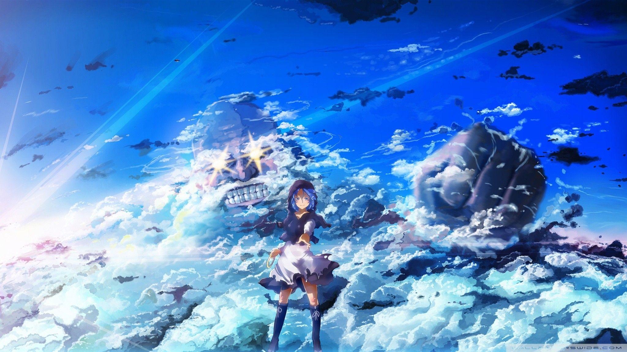 Anime Sunrise Background Art 4K wallpaper download