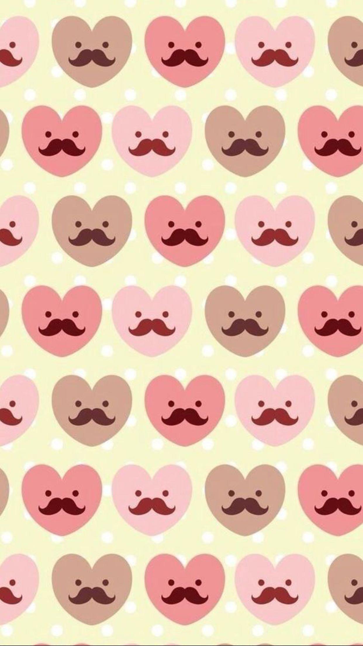 1242x2208 HDQ Mustache Image Collection for Desktop, VV.79