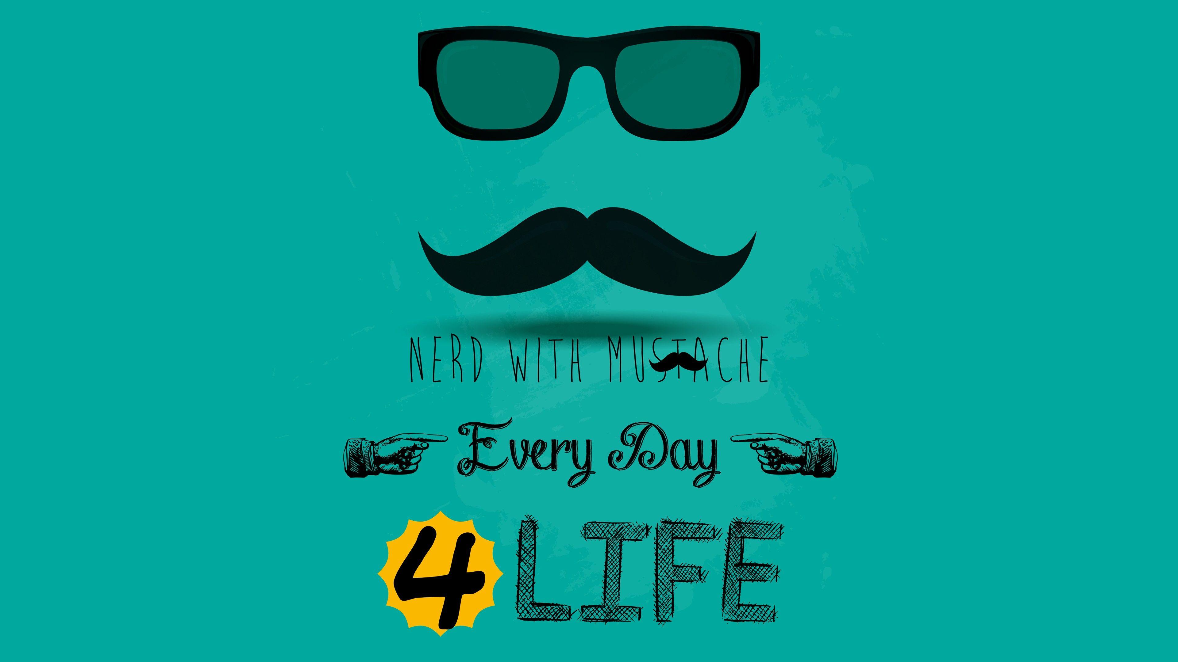 3840x2160 Moustache Wallpaper 240X320 Cute