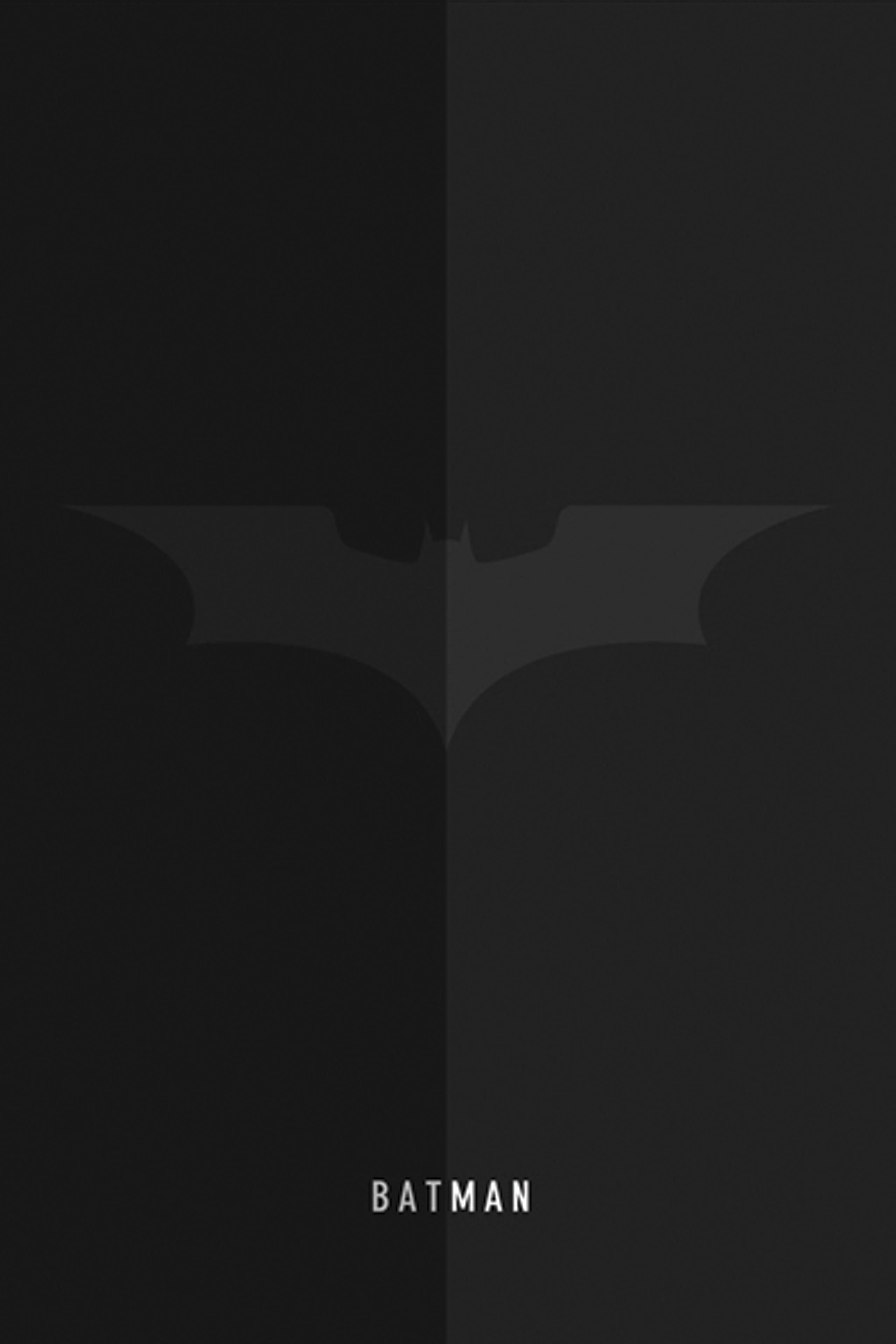 2560x3840 Batman Mobile Minimal Wallpaper