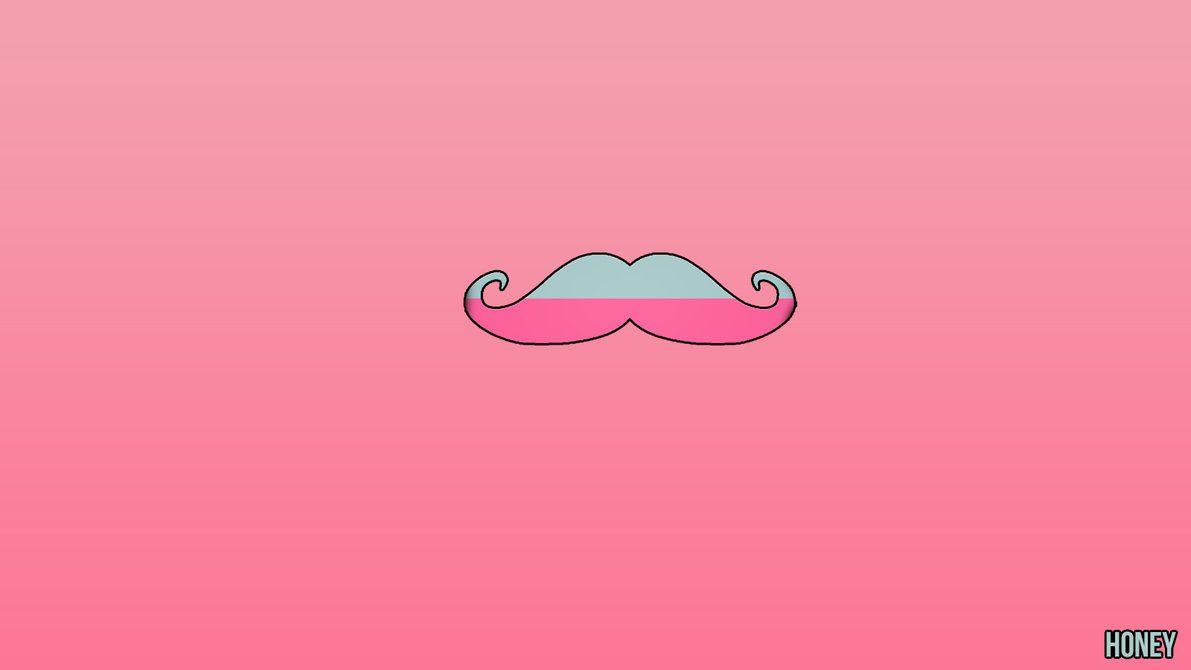 1191x670 Hello Kitty Mustache Wallpaper