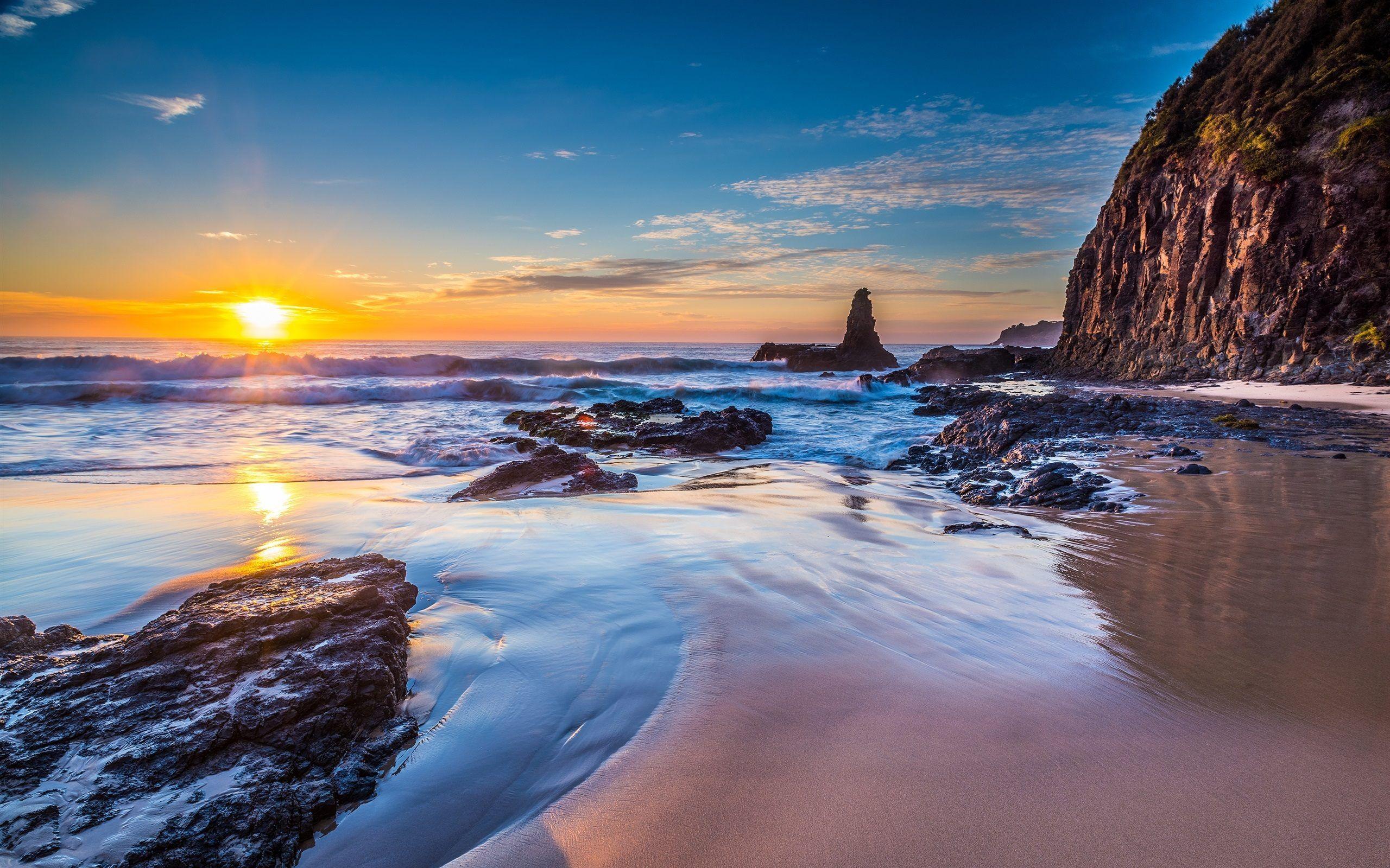 2560x1600 Jones Beach Australia Wallpaper HD Download For Desktop