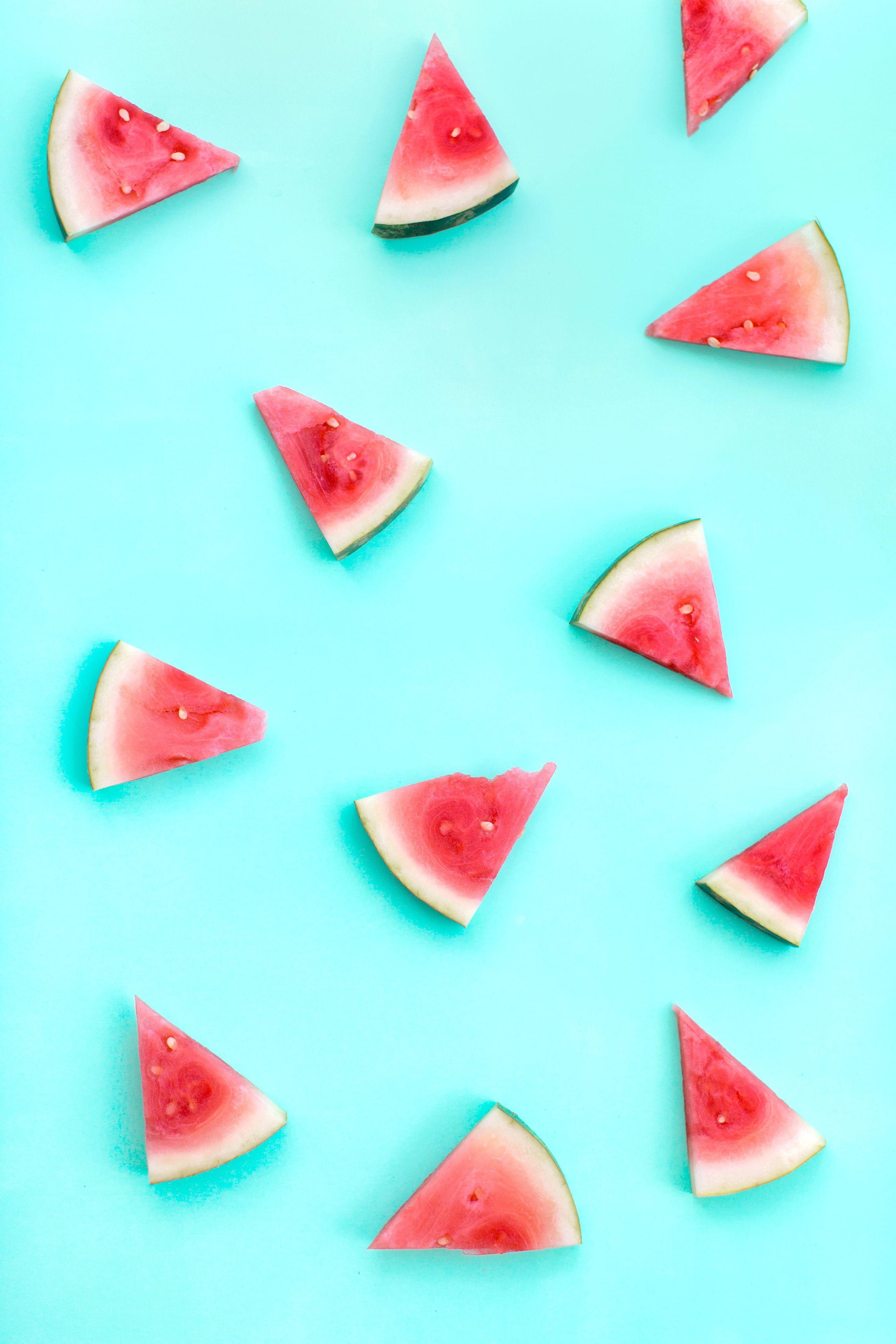 Wallpaper Citrullus Watermelon Phone Watermelon Nature Blue Background   Download Free Image