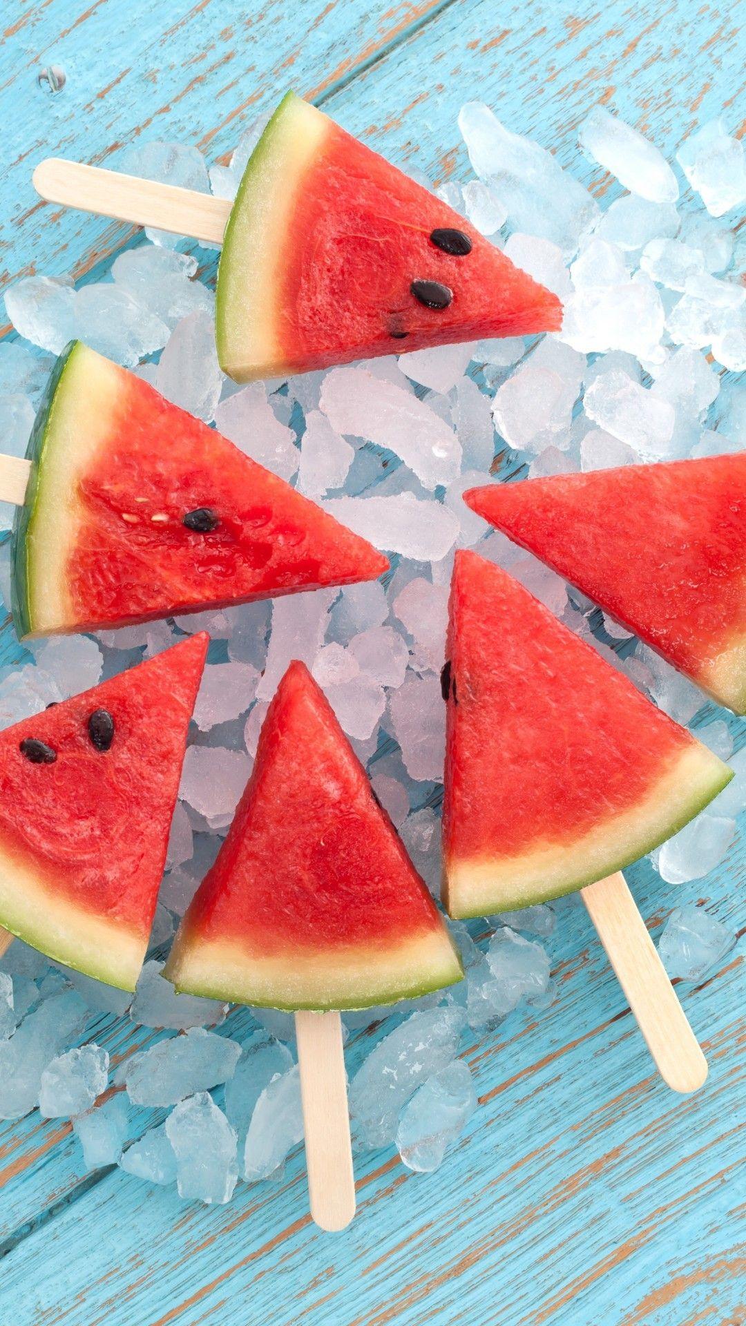 1080x1920 Download 1080x1920 Watermelon, Ice Cream, Ice Wallpaper