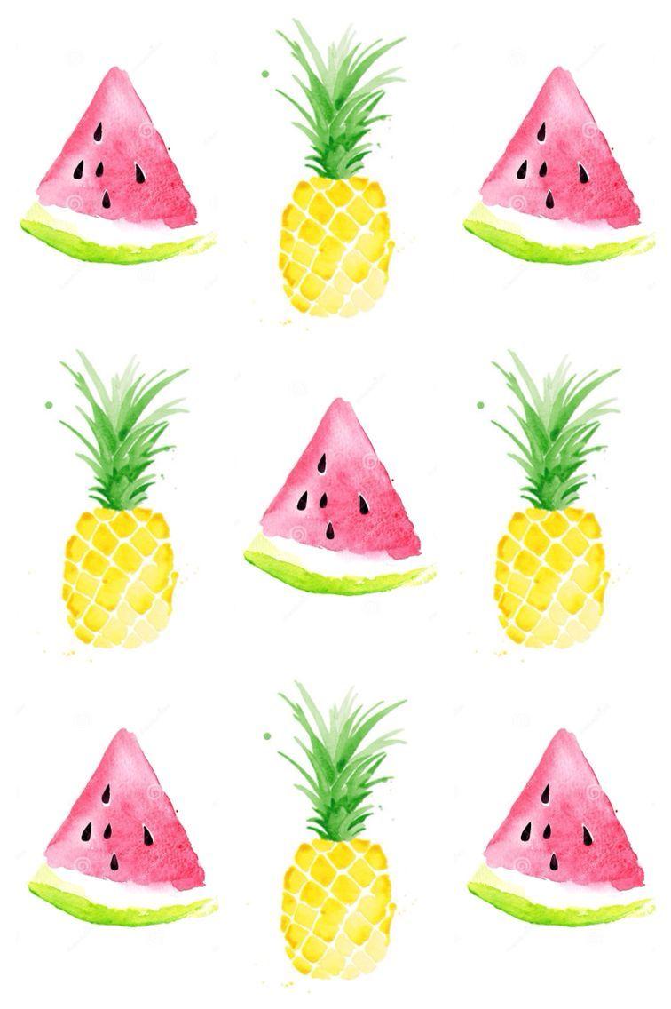 756x1136 iPhone Wallpaper. Fruit, Pineapple, Plant, Yellow, Watermelon