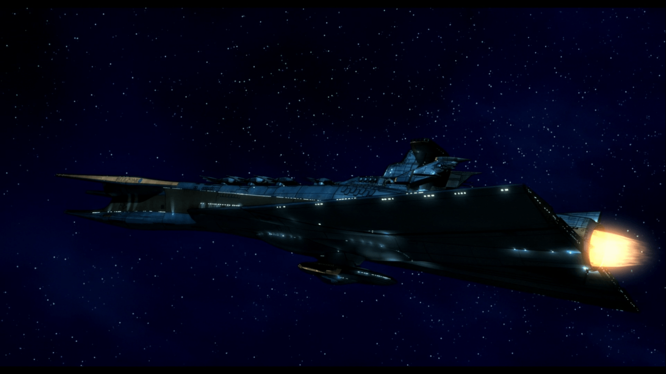1366x768 Blue Noah. Space Battleship Yamato