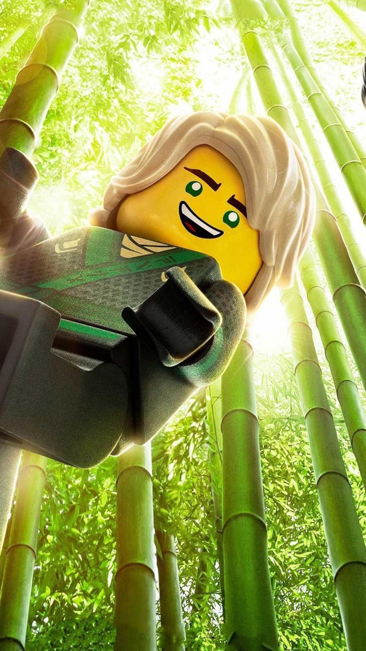 750x1334 Wallpaper The LEGO Ninjago Movie Kai Jay Cole Nya Zane