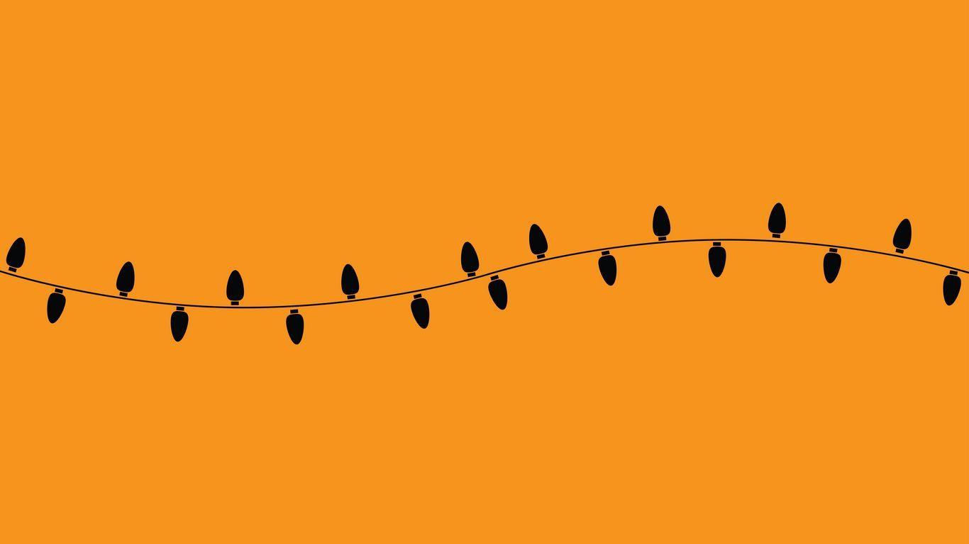 1366x768 Download wallpaper 1366x768 garland, light bulb, vector