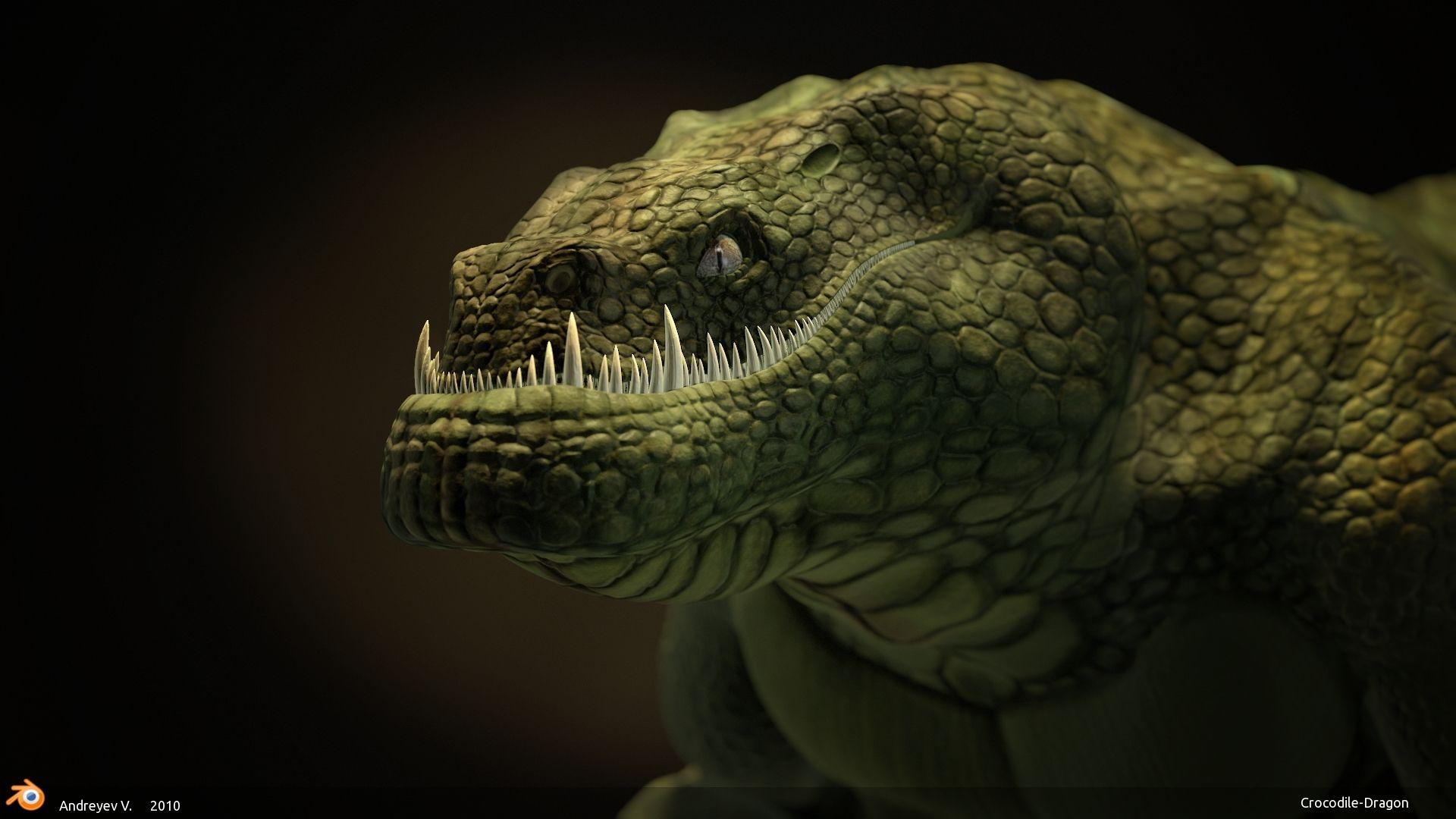 1920x1080 Free download Crocodile Wallpaper HD Wallpaper Background