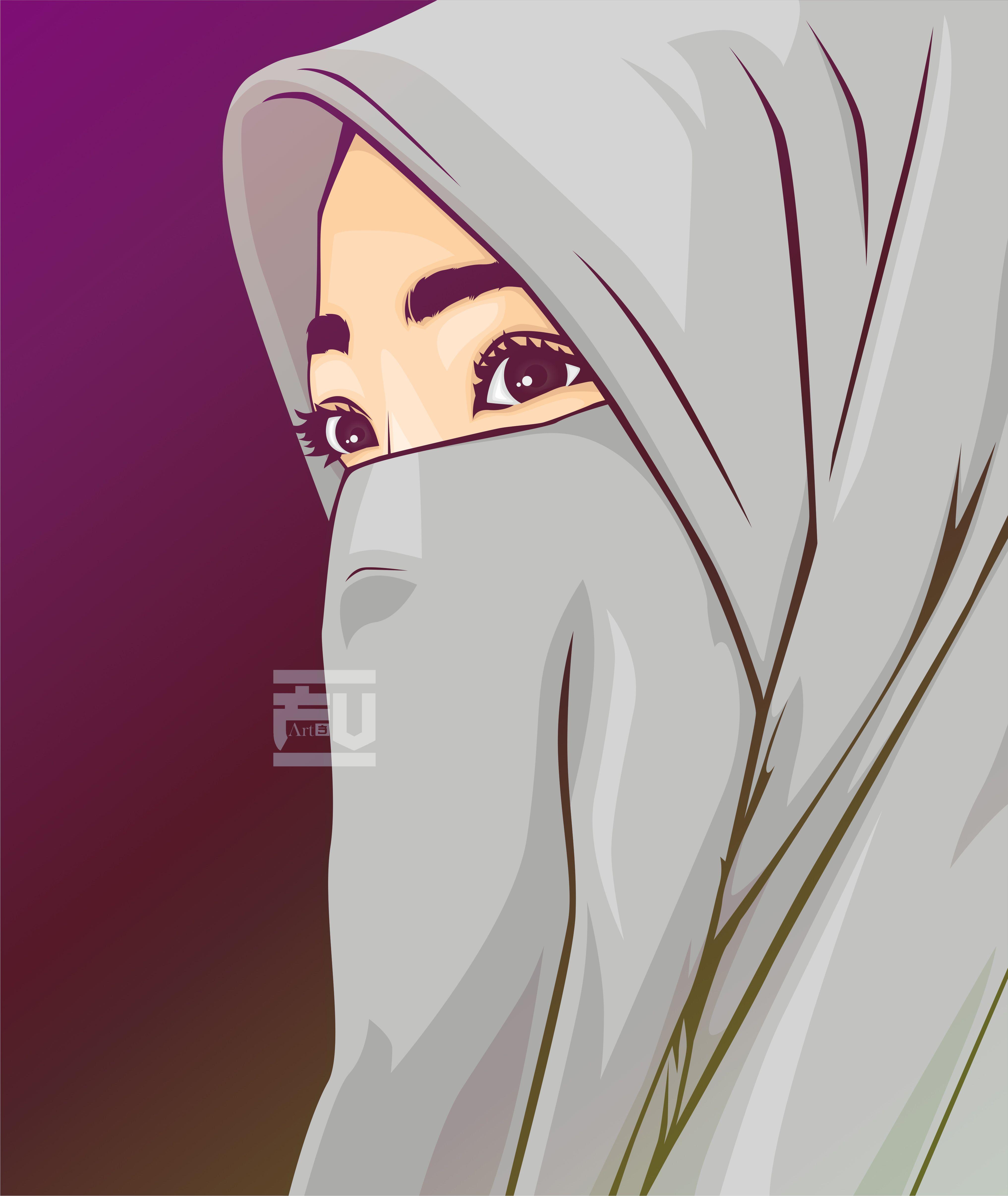 Hijab Cartoon Wallpapers  Top Free Hijab Cartoon Backgrounds  