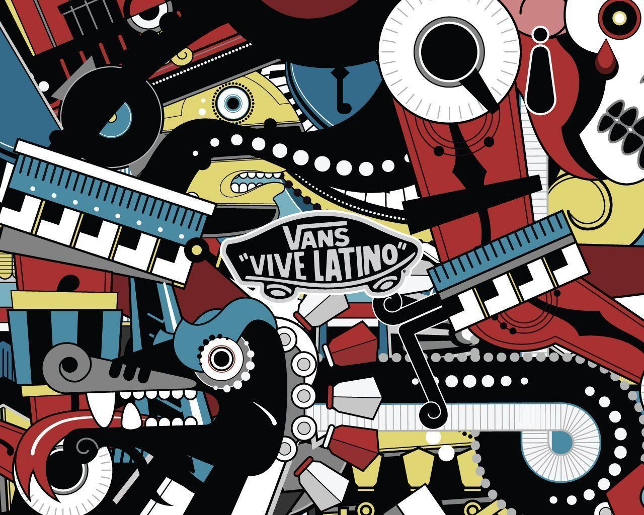 1280x1024 Checkered Vans Wallpaper
