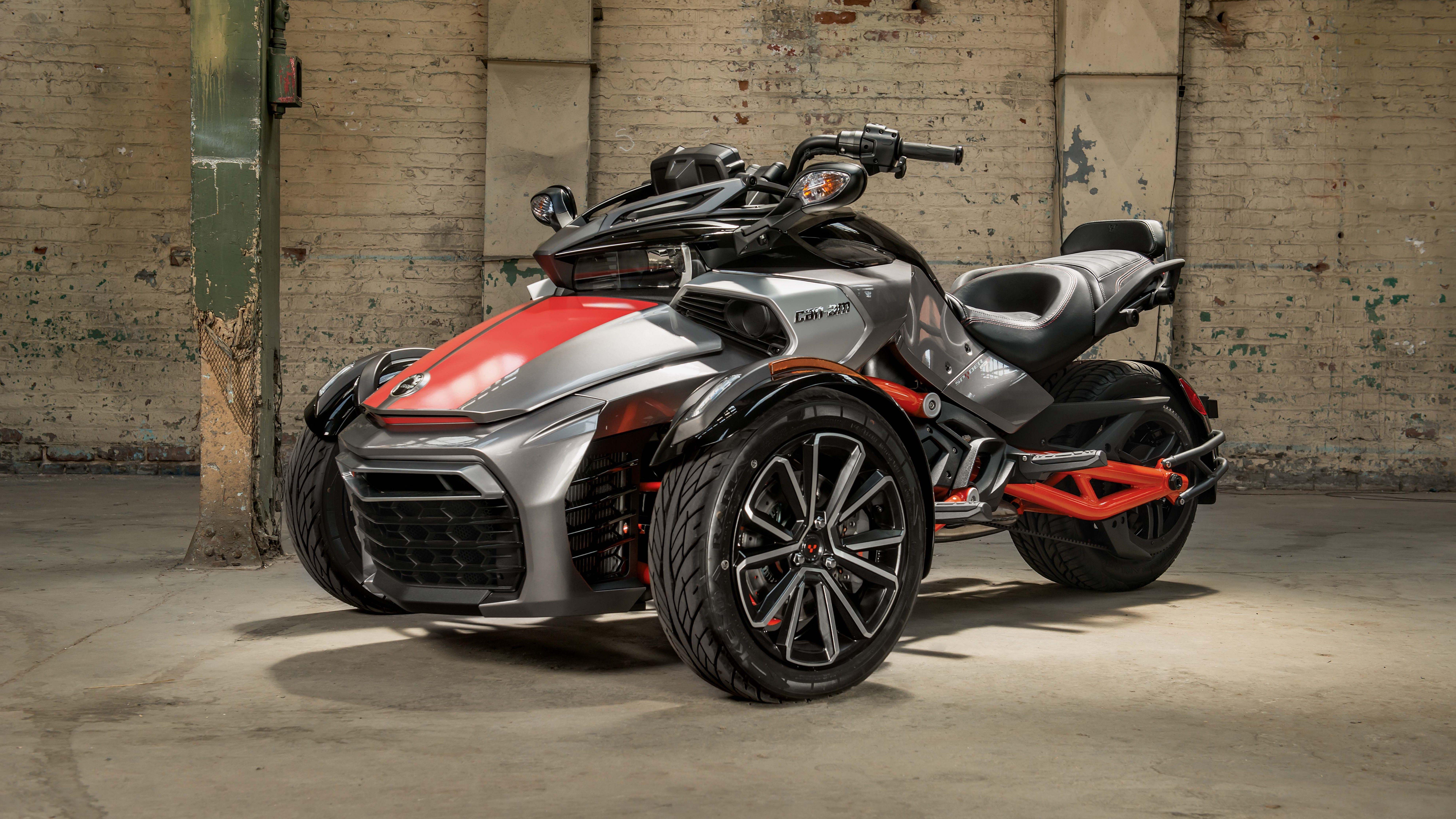 7680x4320 Wallpaper CAN AM SPYDER F3 T, Concept, Tricycle, Cars & Bikes