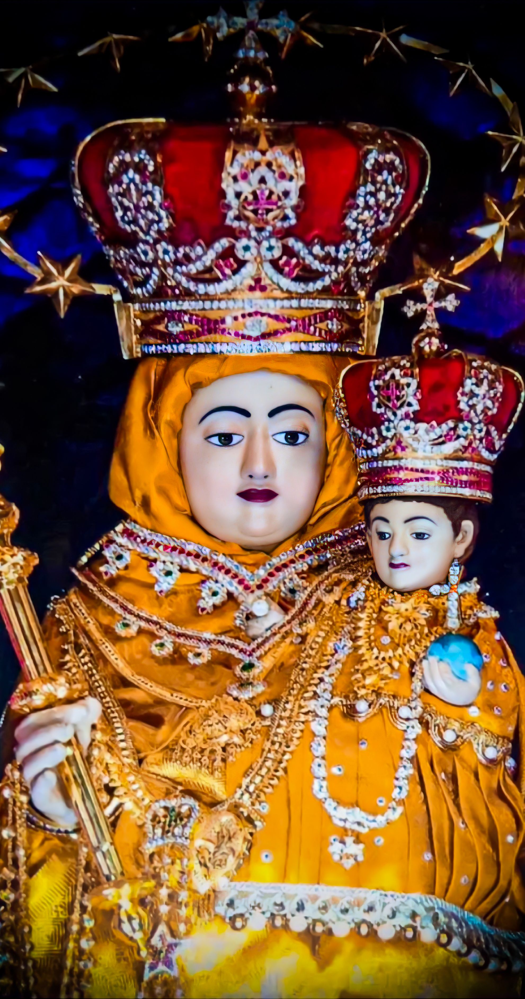 1982x3774 Velankanni Matha, Original Statue HD