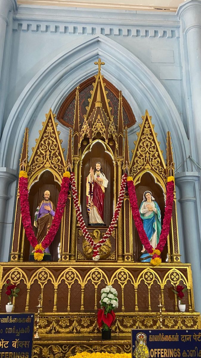 675x1200 Church velankanni inside view god grace