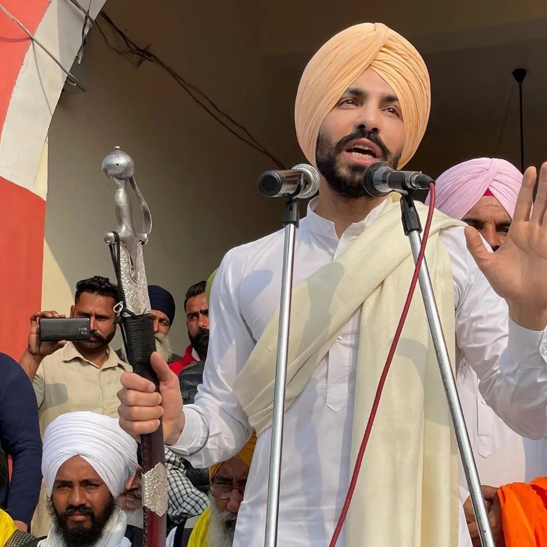 1080x1080 Deep Sidhu Wallpaper