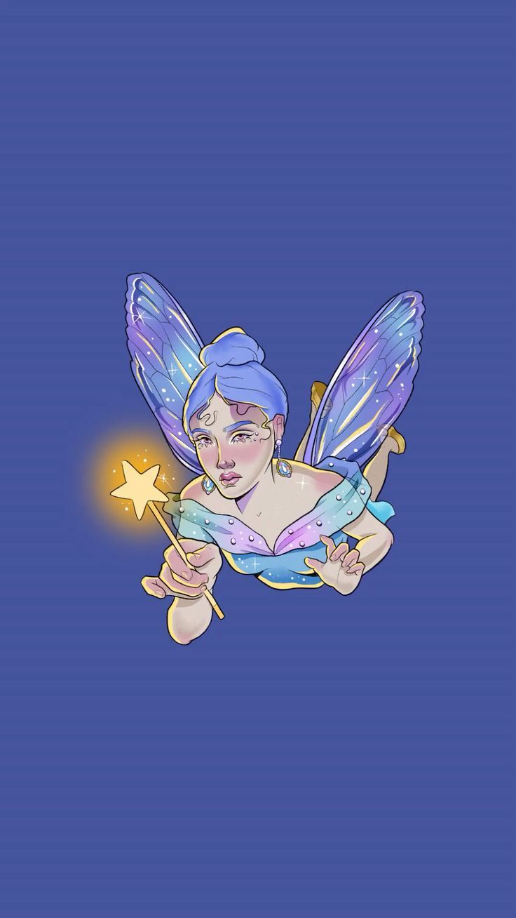 736x1308 Fairy godmother cinderella wallpaper