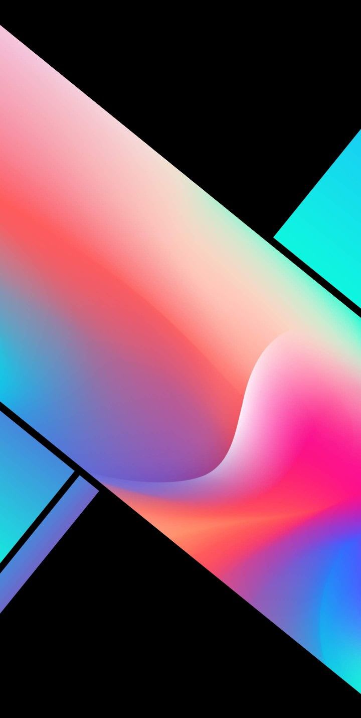 720x1430 Abstract Background with Blue, Pink, and Green Colors. Wallpaper ponsel, W1