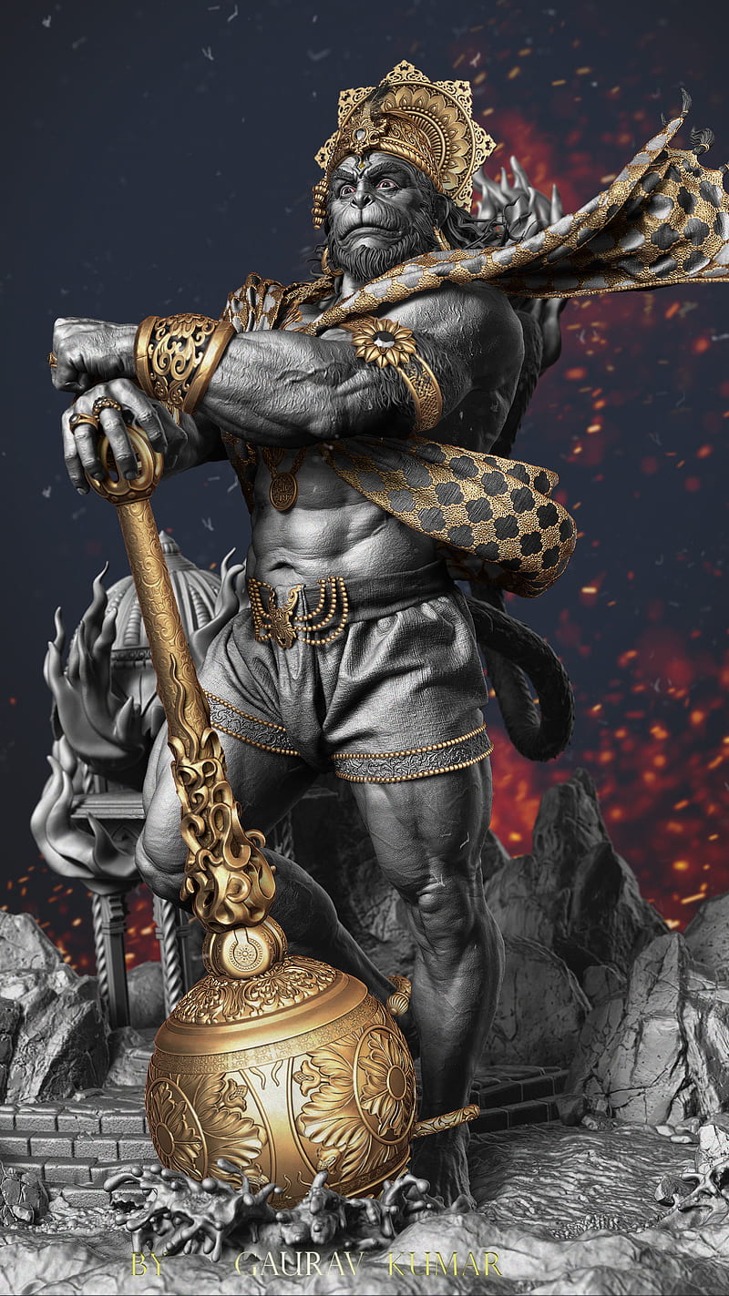 800x1423 HD lord hanuman wallpaper