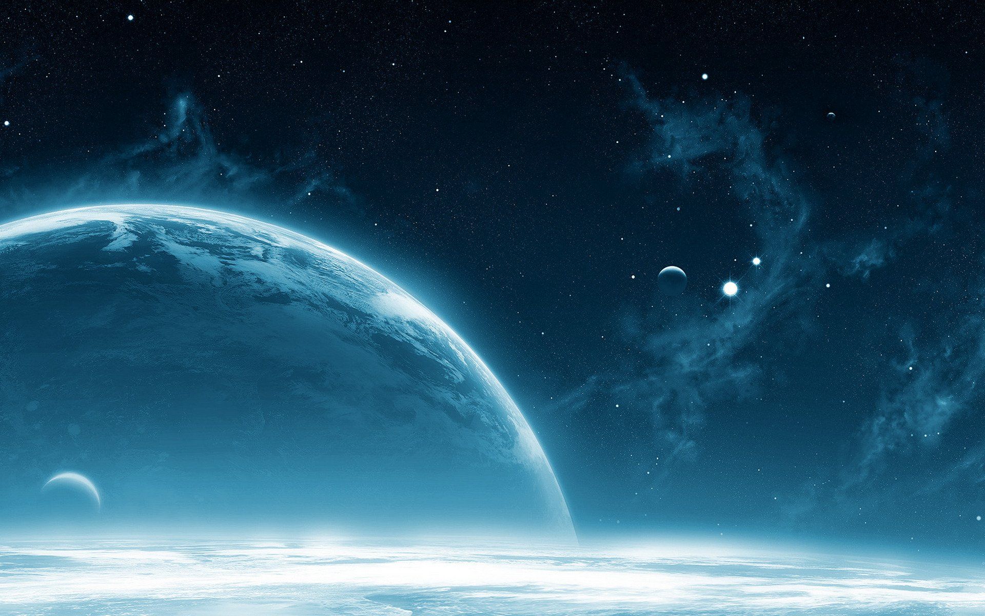 1920x1200 Planet Rise: Sci Fi Space HD Wallpaperx1200