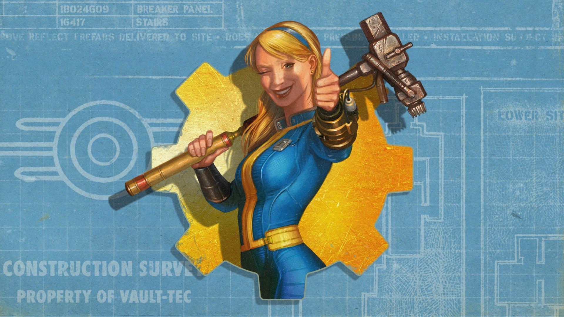 1920x1080 Fallout Girl Wallpaper
