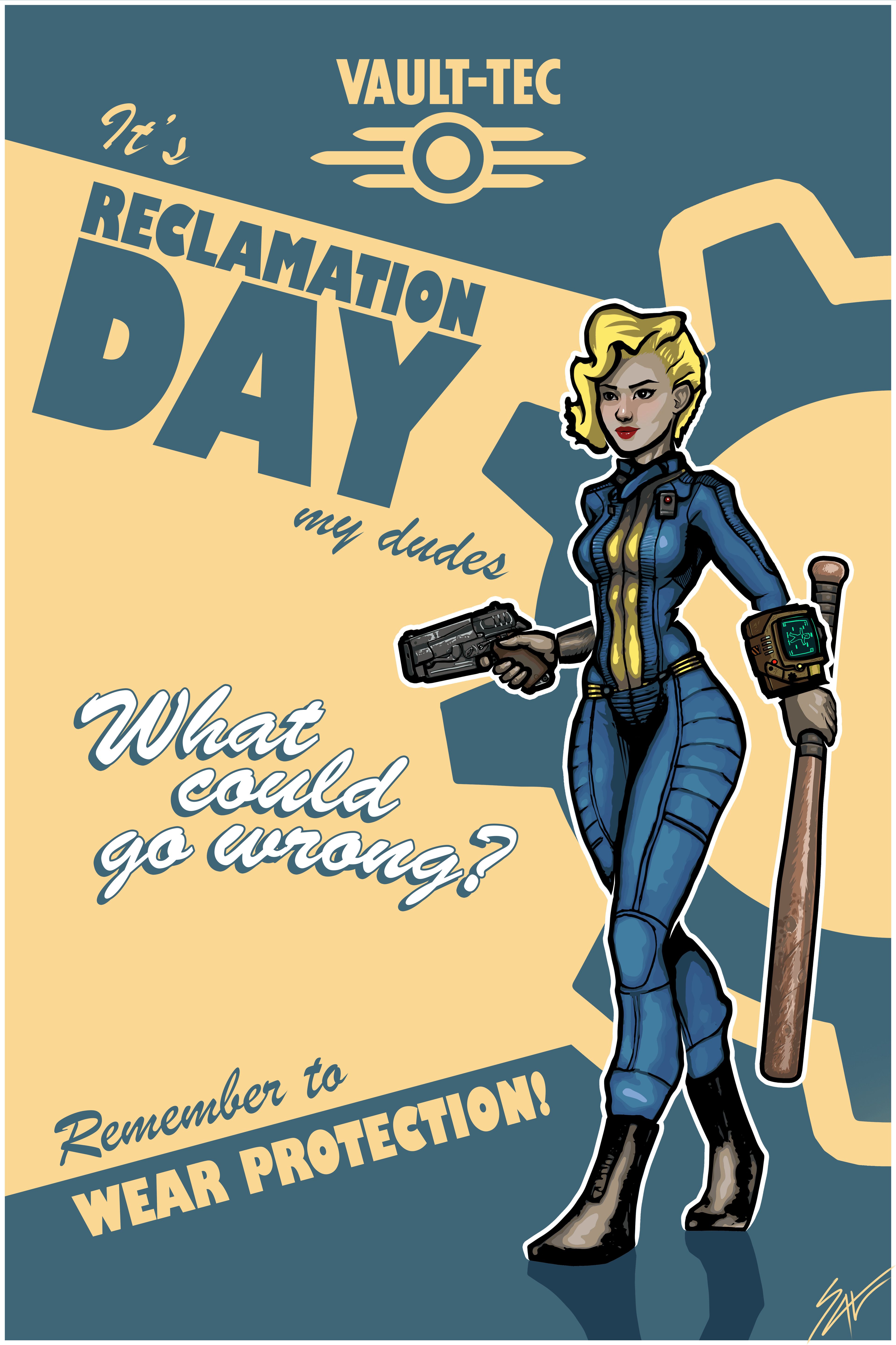 3840x5760 Reclamation Day Vault Girl