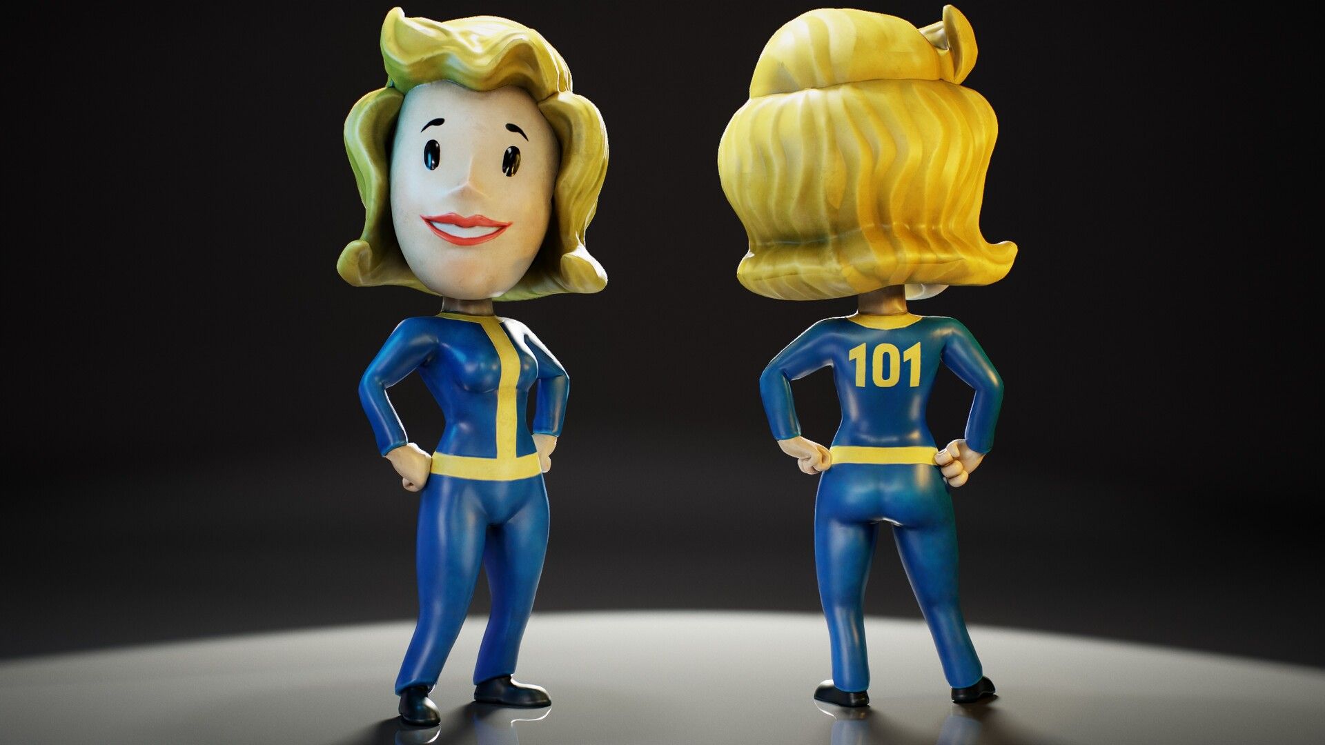 1920x1080 Fallout Boy & Girl Remake