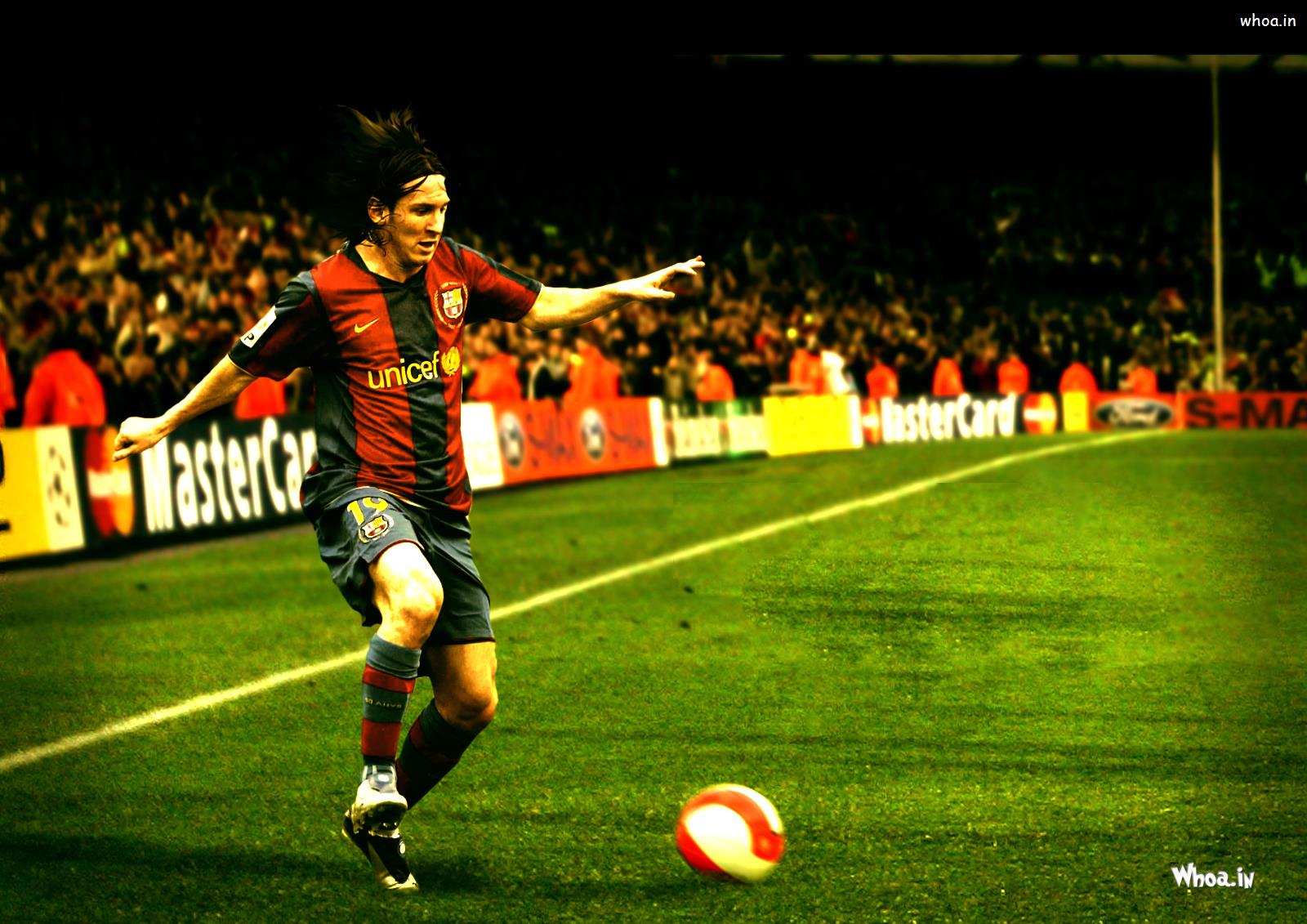 1600x1131 Argentina Superstar Footballer Lionel Messi Kick Football Wallpaper