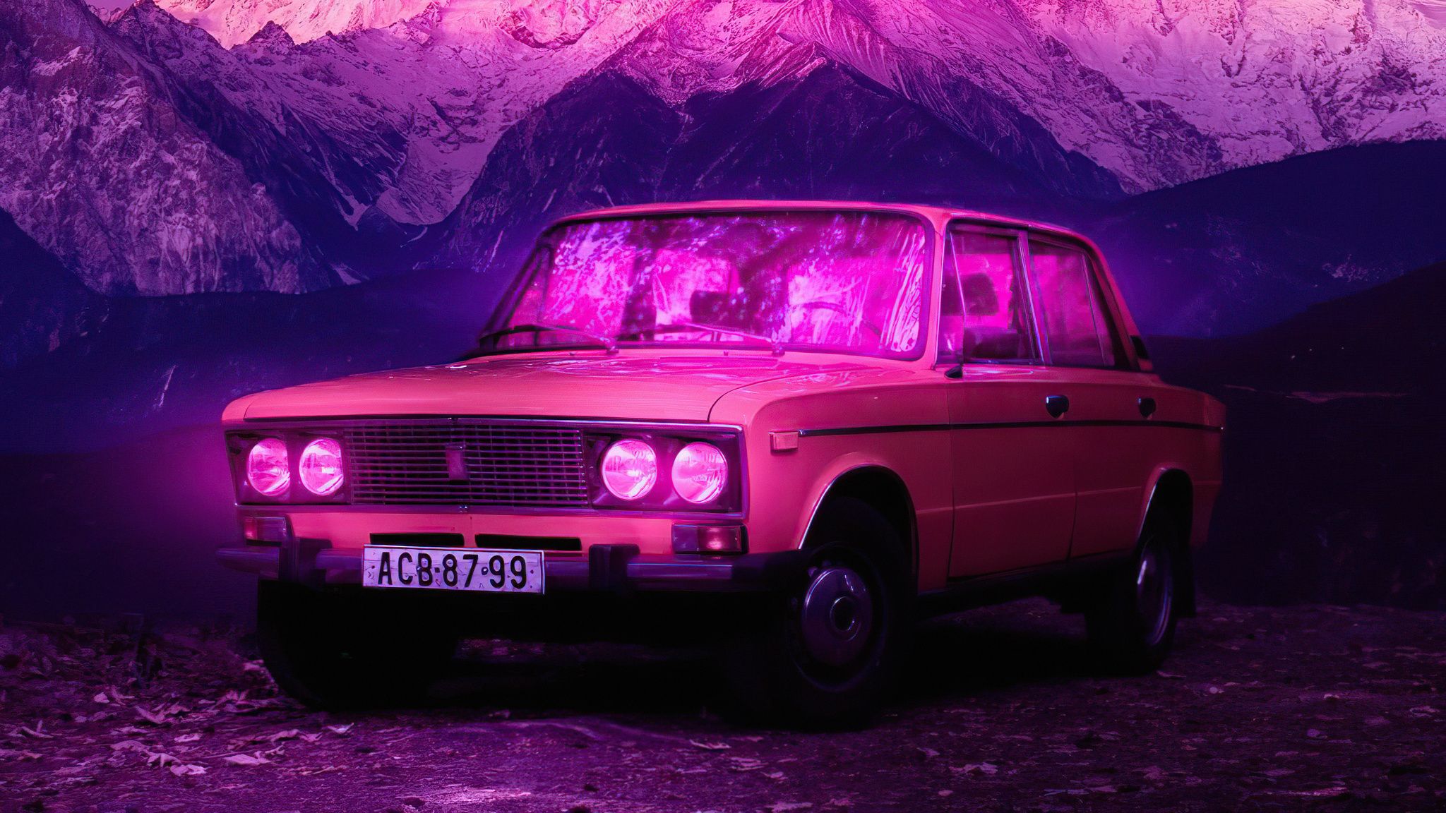 2048x1152 Lo Fi Retro Car 5k Wallpaper, 2048x1152 Resolution HD 4k Wallpaper , Image, Background, Photos and Picture