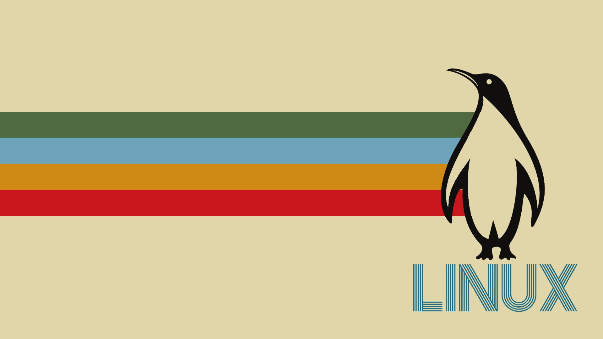 1920x1080 I made a late 1970's inspired Linux wallpaper [1920x1080]