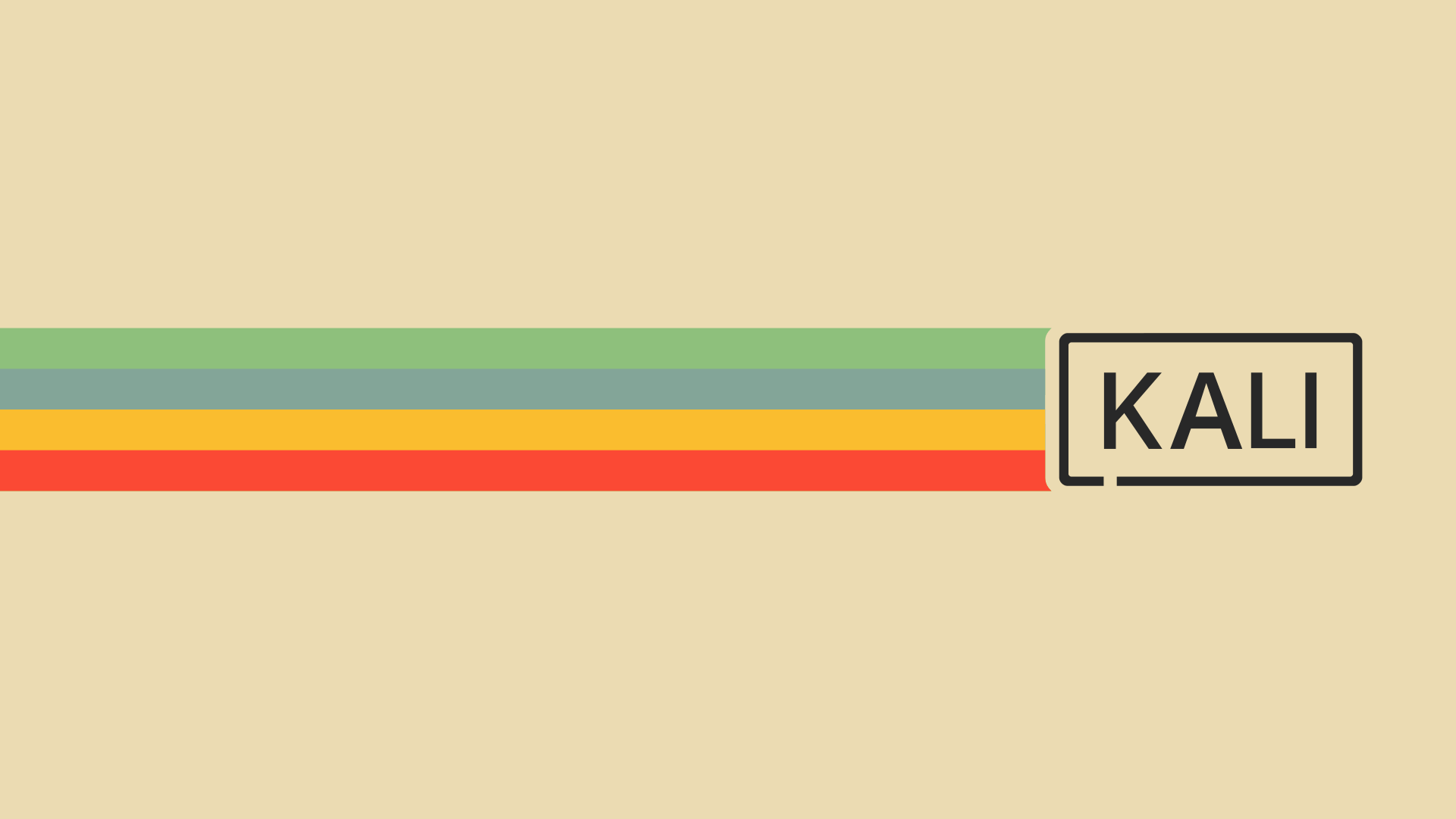 1920x1080 All resolutions available, dark & light version, simple Kali wallpaper